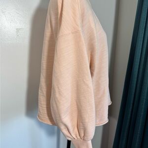 Universal Thread Women's Cropped Sweater in Light Peach